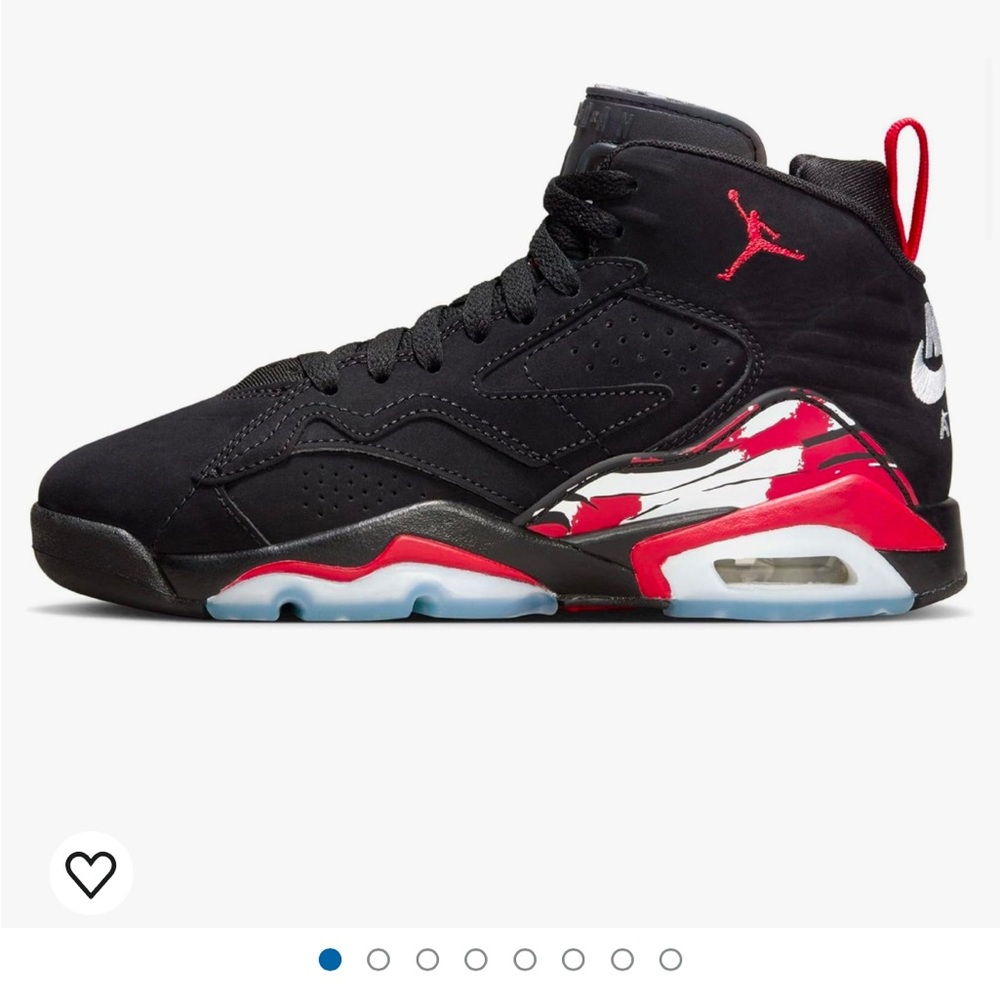 Jordan Jumpman MVP Black/University Red-White - Size 5.5 (Big Kids) - Picture 6 of 6